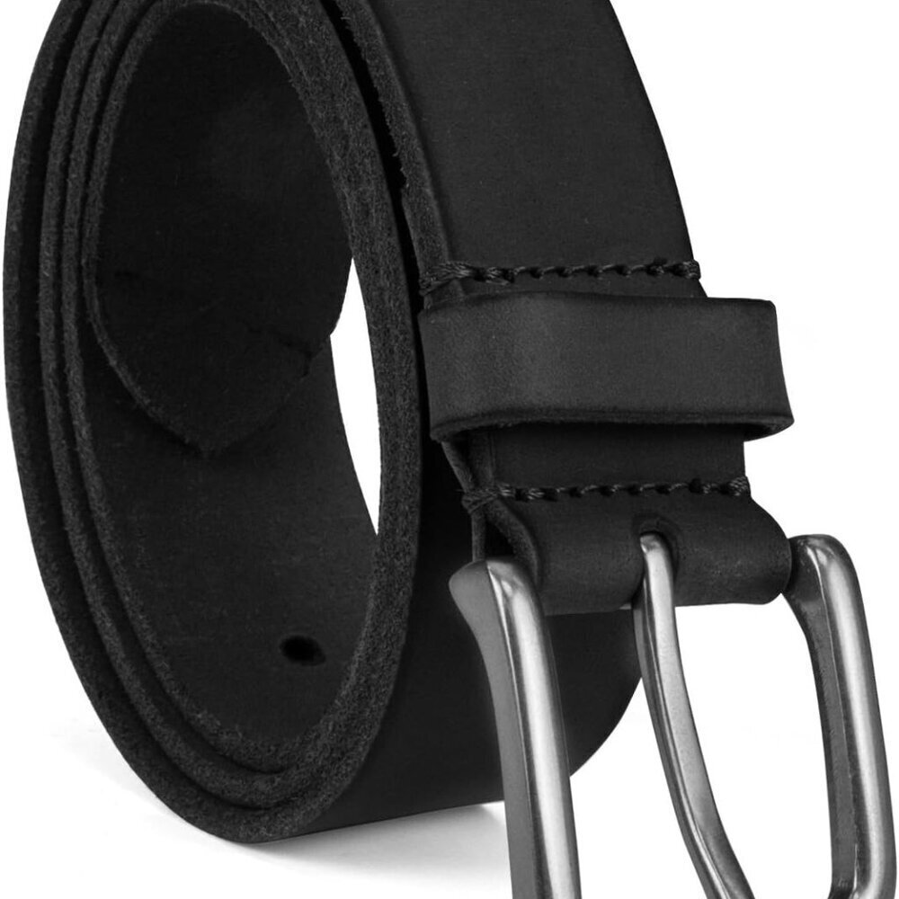 Men's 35mm Classic Buckle Jean Leather Belts